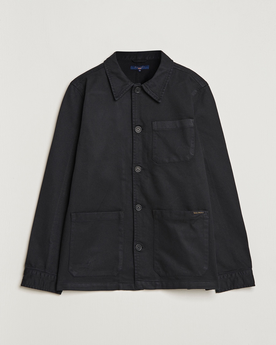 Nudie Jeans Barney Worker Overshirt Black – Svart