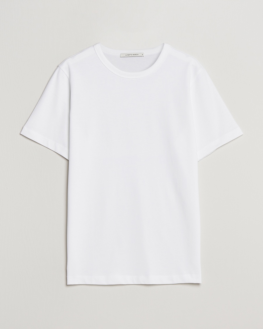Herr | A Day's March | A Day's March | Heavyweight T-Shirt White
