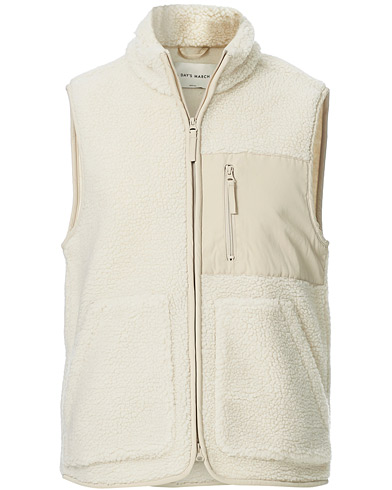 Herr |  | A Day's March | Arvån Recycled Fleece Vest Off White