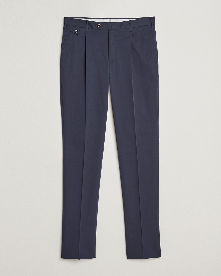 Herr | | PT01 | Gentleman Fit Silkochino Trousers Navy