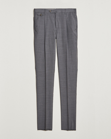 Herr | Uddabyxor | PT01 | Gentleman Fit Wool Trousers Medium Grey