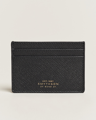 Herr | Smythson | Smythson | Panama Flat Cardholder Black