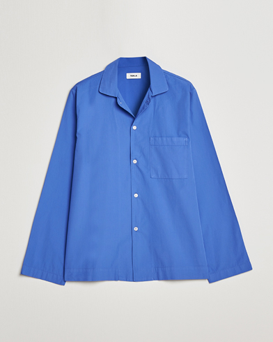 Herr | Pyjamaströjor | Tekla | Poplin Pyjama Shirt Royal Blue