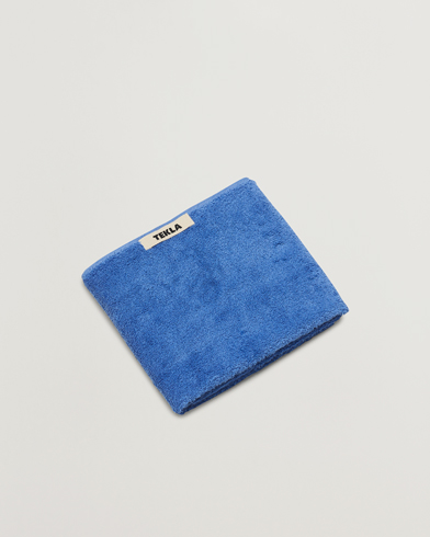 Herr | Textilier | Tekla | Organic Terry Hand Towel Clear Blue