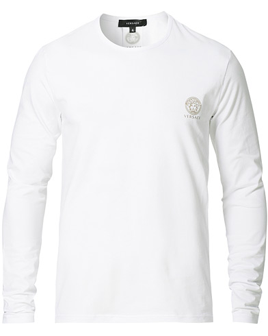 Herr | Långärmade t-shirts | Versace | Medusa Long Sleeve Tee White