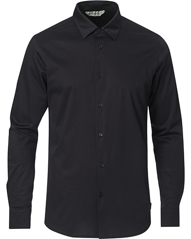 Herr | Pikéskjorta | Z Zegna | Soft Jersey Shirt Navy