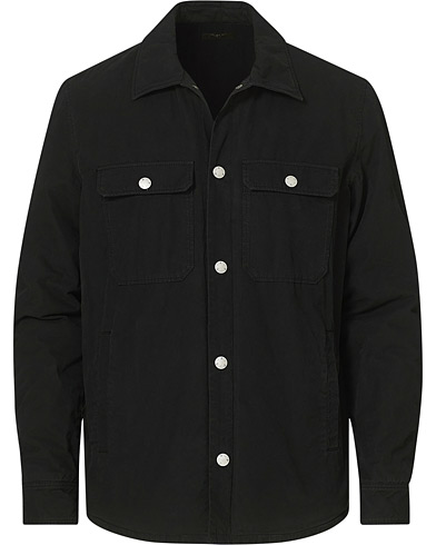 Herr |  | A.P.C. | Alex Garment Dyed Overshirt Black