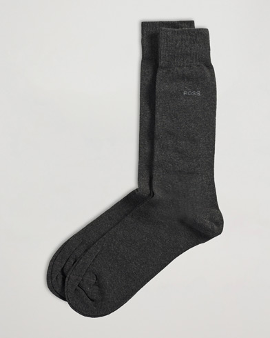 Herr | Strumpor | BOSS BLACK | 2-Pack RS Uni Socks Grey