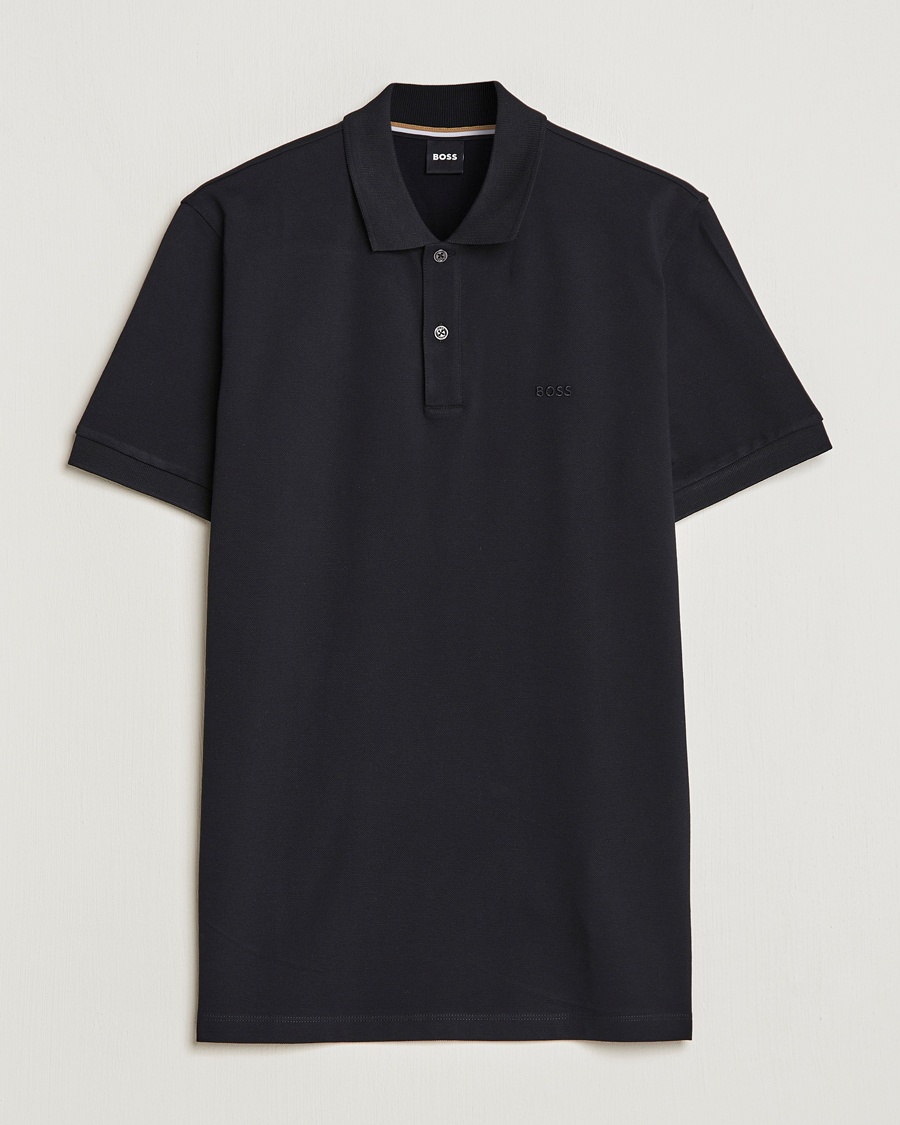 BOSS BLACK Pallas Polo Black – Svart