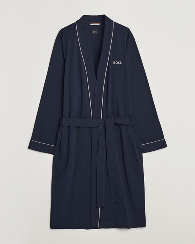 Herr | Morgonrockar | BOSS | Kimono Dark Blue
