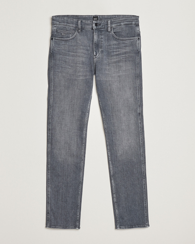 Herr | Grå jeans | BOSS BLACK | Delaware Slim Fit Stretch Jeans Medium Grey