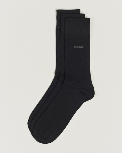 Herr | Vanliga strumpor | BOSS BLACK | 3-Pack RS Uni Socks Black