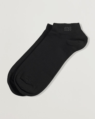 Herr | Ankelstrumpor | BOSS BLACK | 2-Pack Sneaker Socks Black
