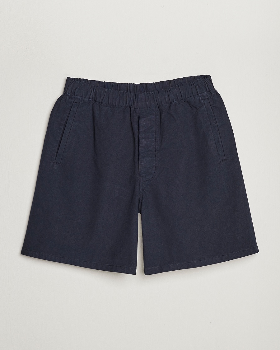  Dillon Cotton Drawstring Shorts Navy