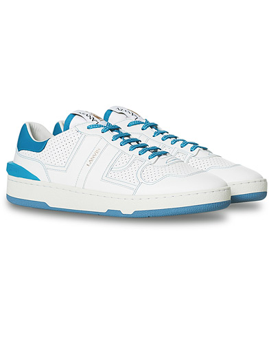 Herr |  | Lanvin | Clay Low Top Sneakers White /Blue