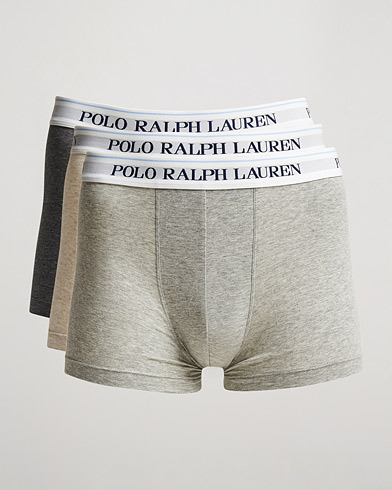 Herr | Underkläder | Polo Ralph Lauren | 3-Pack Trunk Andover Heather/Grey/Charcoal