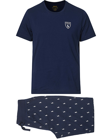 Herr | Pyjamas Och Morgonrock | Polo Ralph Lauren | Short Sleeve Pyjama Set Navy