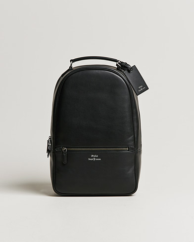 Herr | Polo Ralph Lauren | Polo Ralph Lauren | Leather Backpack Black