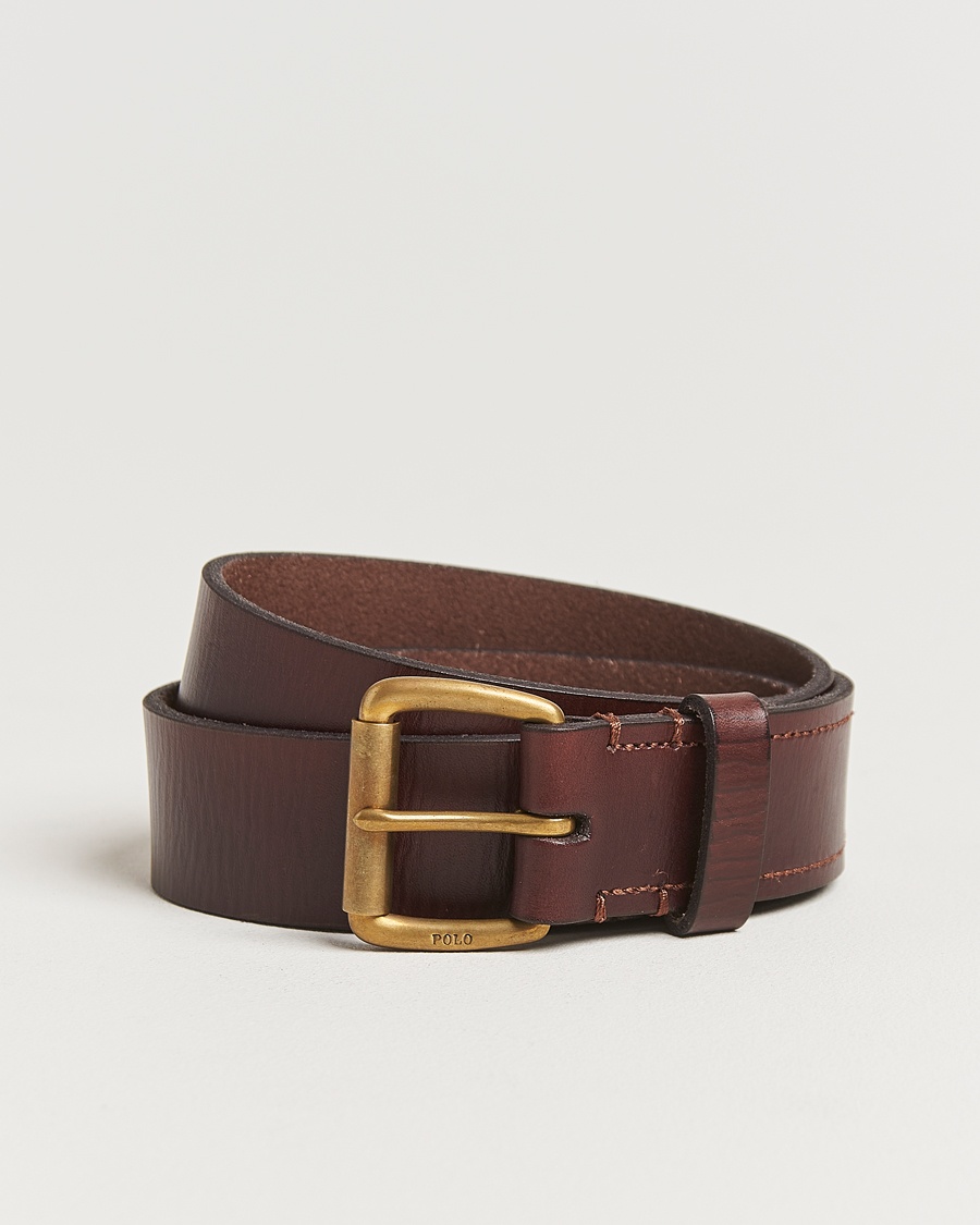 Herr | Accessoarer | Polo Ralph Lauren | Leather Belt Brown