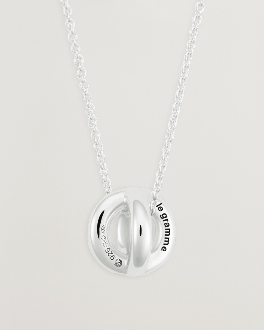  Entrelacs Pendant Necklace Sterling Silver 3g
