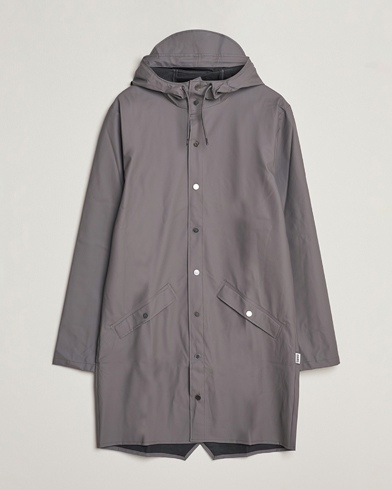 Herr | Möt Regnet Med Stil | RAINS | Long Jacket Slate Grey