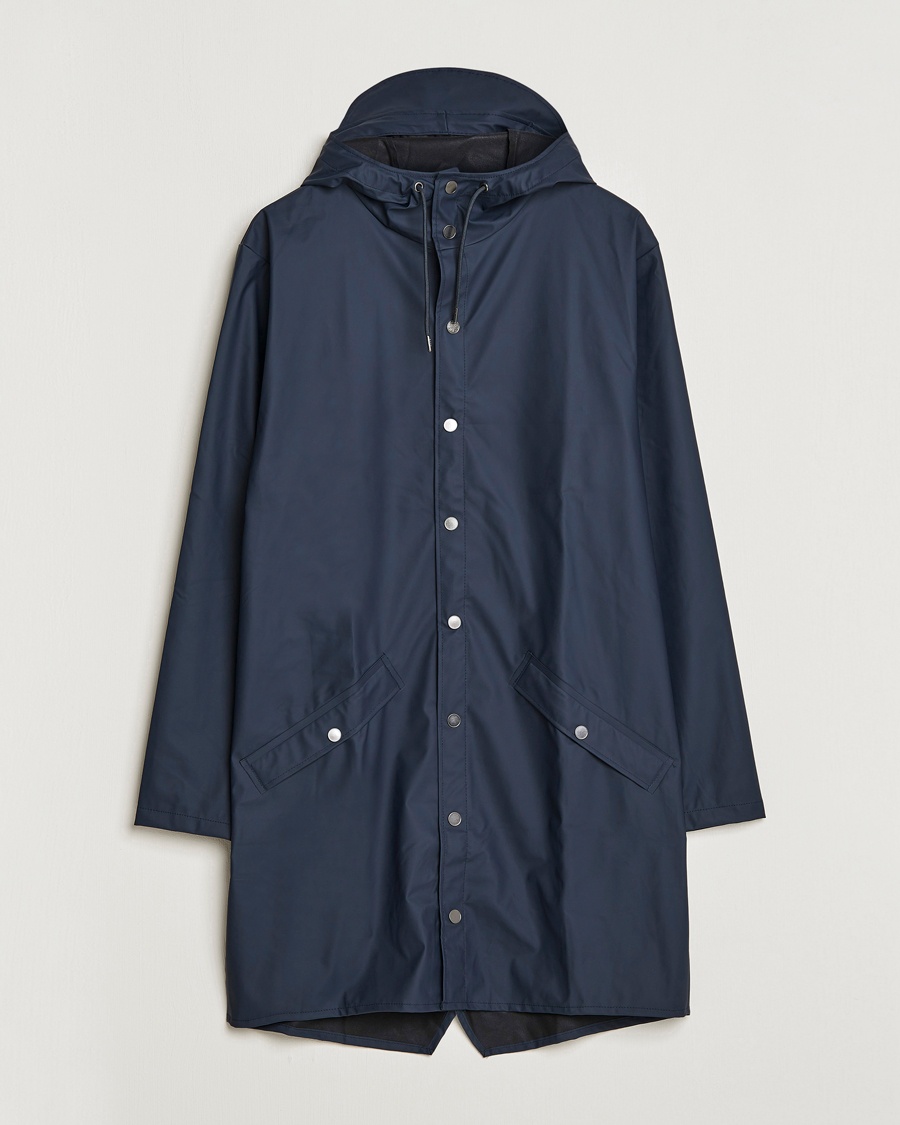 Herr | Klassiska jackor | RAINS | Long Jacket Navy