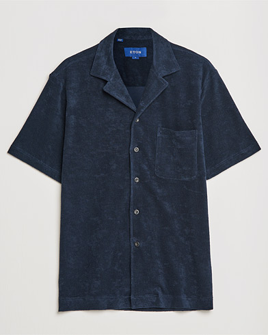 Terry |  Relaxed Fit Short Sleeve Terry Shirt Navy