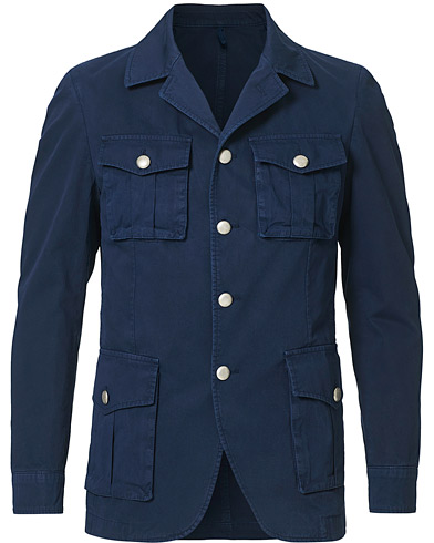 Herr | Field jackets | L.B.M. 1911 | Cotton Gabardine Field Jacket Navy