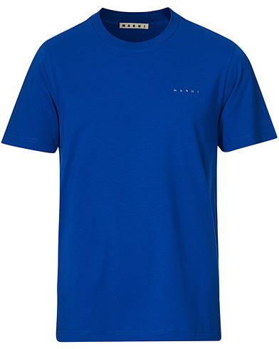 Herr |  | Marni | Cotton Jersey Logo T-Shirt Astral Blue