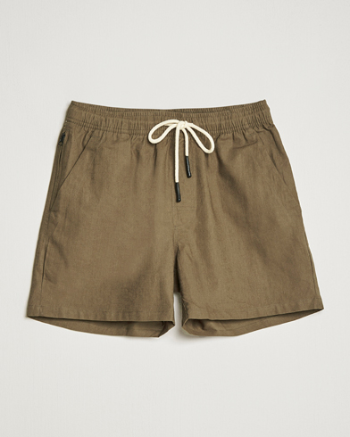 Herr | Shorts | OAS | Linen Shorts Army