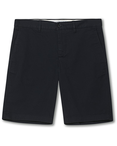 Herr |  | Lacoste | Slim Fit Stretch Cotton Bermuda Shorts Navy Blue