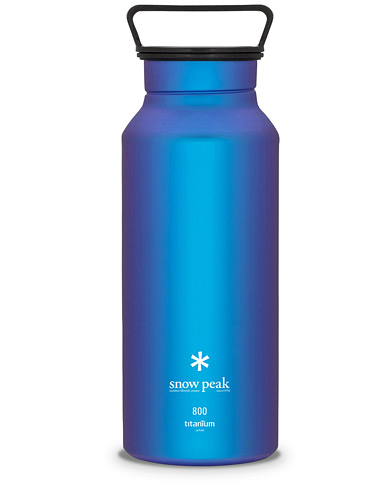 Herr | Till naturälskaren | Snow Peak | Titanium Aurora Bottle 800 Blue