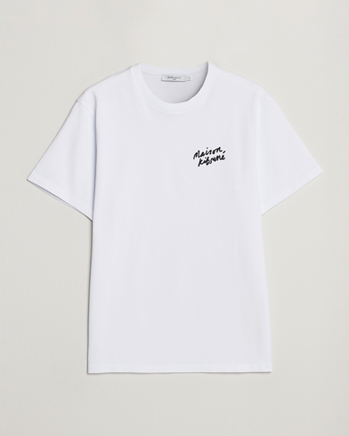 Herr | 20% rea | Maison Kitsuné | Mini Handwriting T-Shirt White