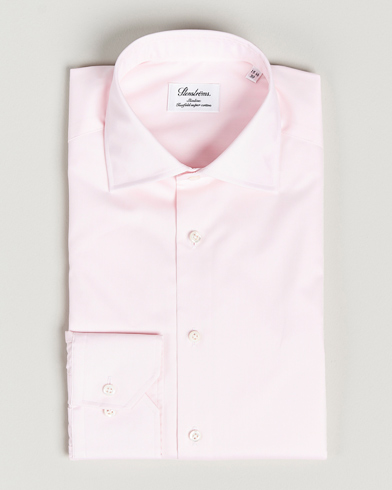 Herr | Stenströms | Stenströms | Slimline Cut Away Shirt Pink