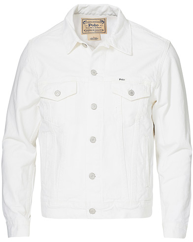 Herr | Jeansjackor | Polo Ralph Lauren | Denim & Supply Icon Trucker Denim Jacket White