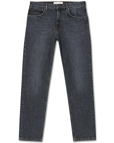 Ekologiskt |  TM005 Tapered Jeans Black Vintage 82