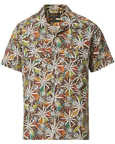 Herr | Kortärmade skjortor | BEAMS PLUS | Kyoto Print Camp Collar Shirt Multi
