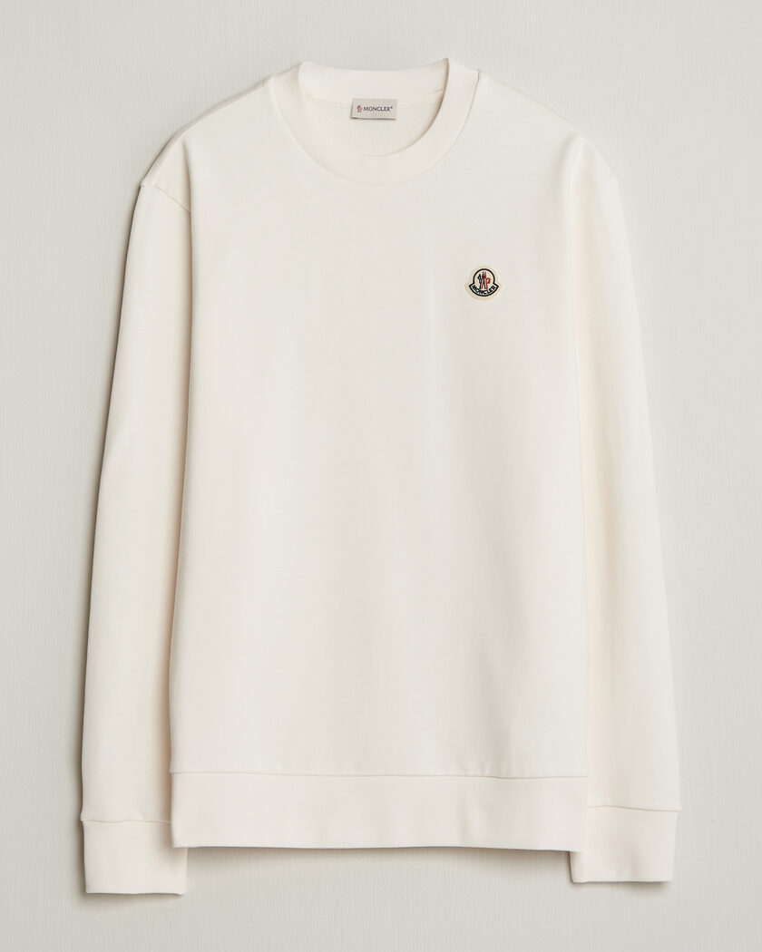 Moncler Logo Sweatshirt White – Vit
