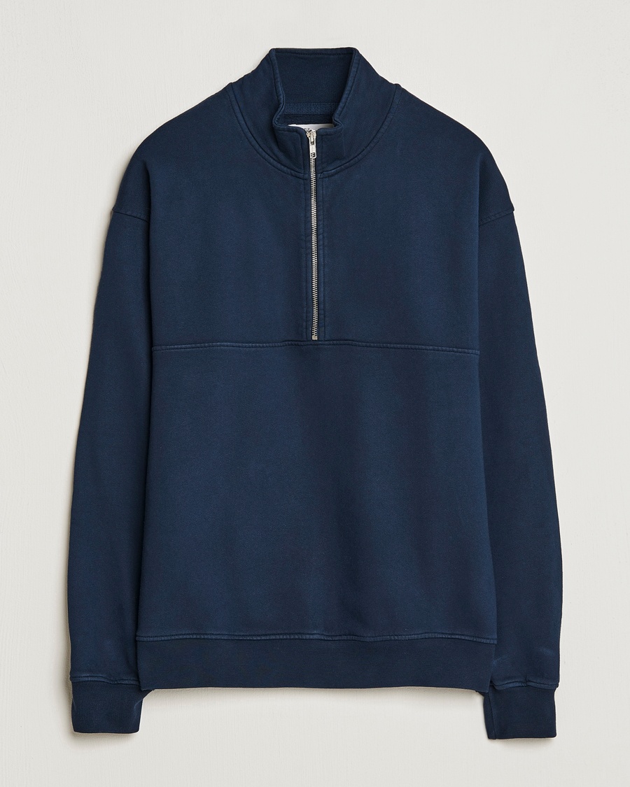 Herr | Half-zip | Colorful Standard | Classic Organic Half-Zip Navy Blue