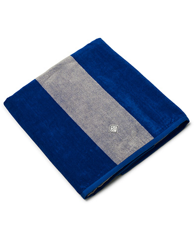 Herr | Till hemmet | GANT | Striped Bath Towel Lapis Blue