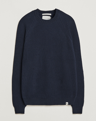 Herr |  | Peregrine | Harry Organic Cotton Sweater Navy