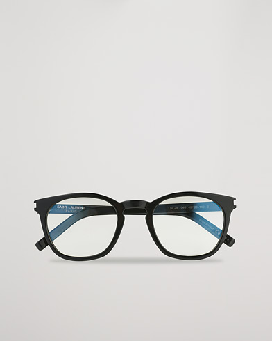 Herr | Runda solglasögon | Saint Laurent | SL28 Photochromic Sunglasses Black/Transparent