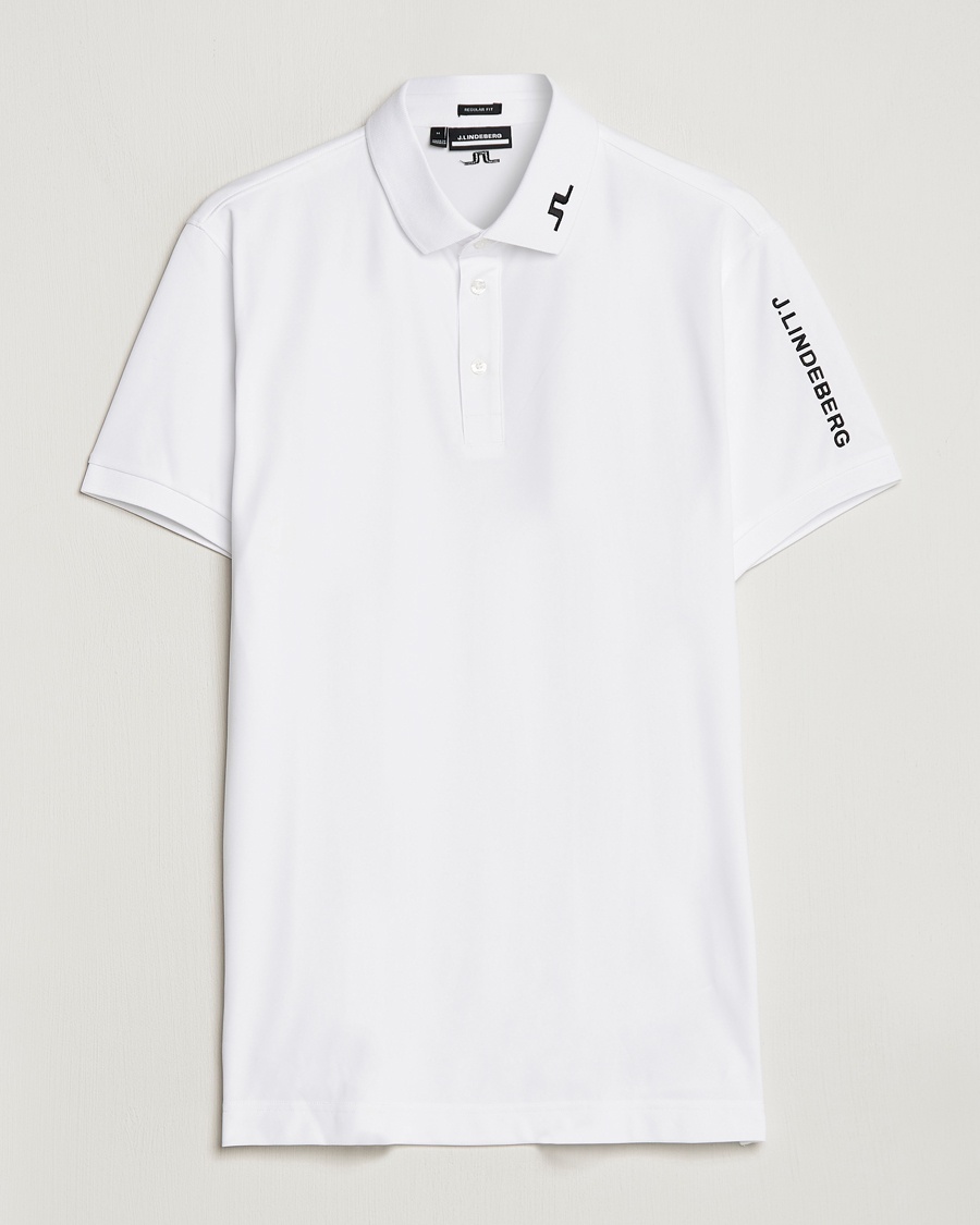 Herr | | J.Lindeberg | Regular Fit Tour Tech Stretch Polo White