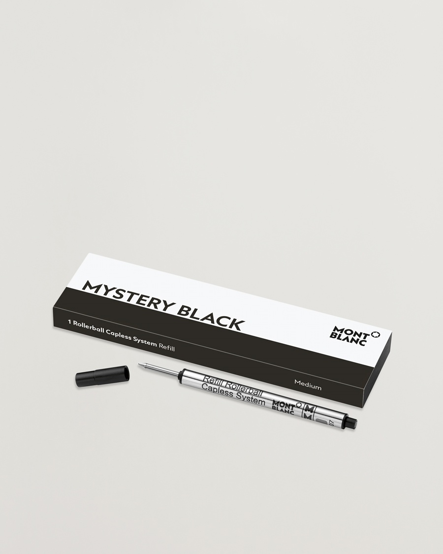 Montblanc 1 Rollerball M Capless System Refill Mystery Black – Svart