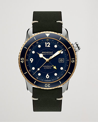 Läderarmband |  Project Possible Special Edition GMT 43mm Blue Dial