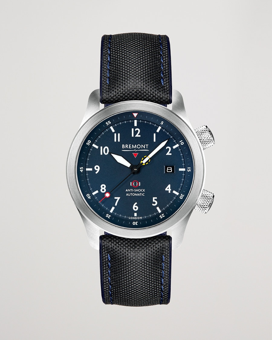 Herr | Textilstrap | Bremont | MBII Pilot Watch 43mm Blue Dial