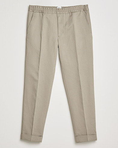 Wardrobe basics |  Terry Linen Trousers Light Taupe