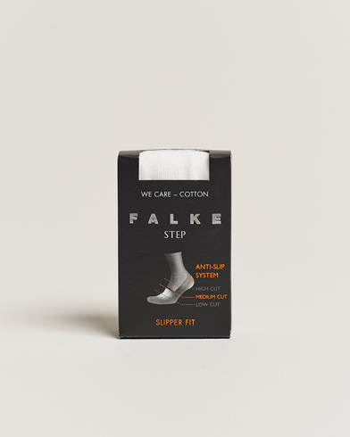Herr | Ankelstrumpor | Falke | Step In Box Loafer Sock White