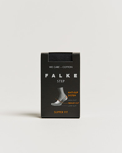 Herr | Ankelstrumpor | Falke | Step In Box Loafer Sock Black
