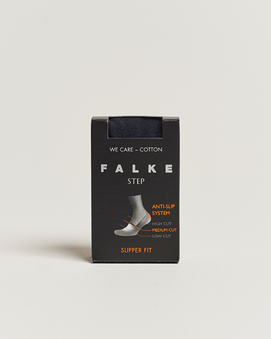 Herr | Strumpor | Falke | Step In Box Loafer Sock Navy